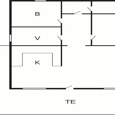 度假居 4 Person In Laeso-by Traum *